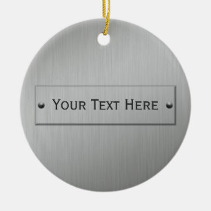 Cerâmica Ornamento personalizado de aparência metálica