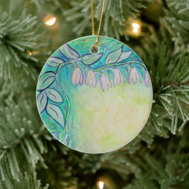 Cerâmica Ornamento Personalizado de Arte do Jardim das Flow (Árvore)