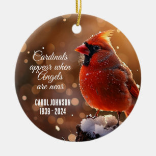 Cerâmica Ornamento Personalizado de Cardinais e Anjos