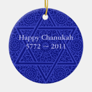 Cerâmica Ornamento personalizado de Chanukah