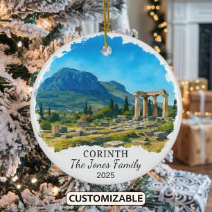 Cerâmica Ornamento Personalizado de Corinto, Grécia