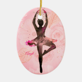 Cerâmica Ornamento Personalizado de Dança Ballerina para Ra