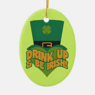 Cerâmica Ornamento personalizado de Leprechaun