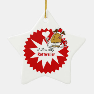 Cerâmica Ornamento Personalizado de Manutenção do Rottweile