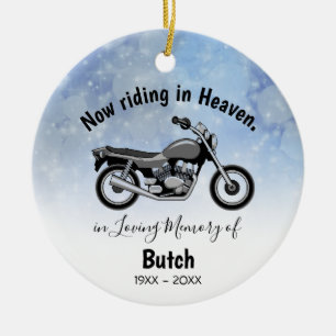 Cerâmica Ornamento Personalizado de Moto Em Memória Afetuos