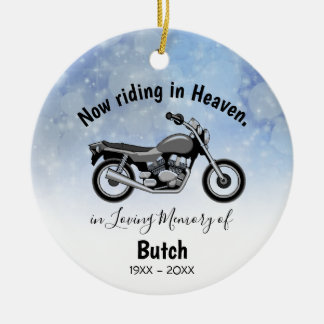 Cerâmica Ornamento Personalizado de Moto Em Memória Afetuos