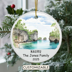 Cerâmica Ornamento Personalizado de Nauru, Oceânia