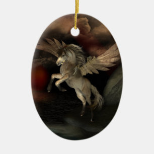 Cerâmica Ornamento Personalizado de Pegasus