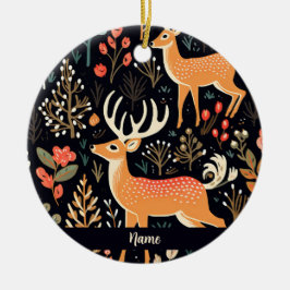 Cerâmica Ornamento Personalizado De Veados