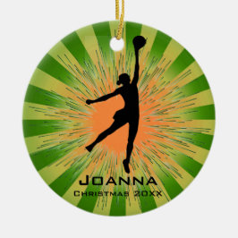 Cerâmica Ornamento Personalizado de Voleibol Feminino