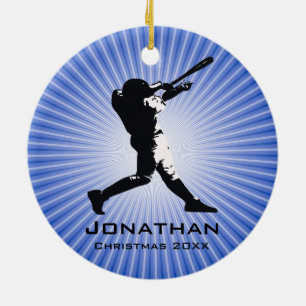 Cerâmica Ornamento Personalizado do Jogador de Baseball
