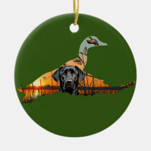 Cerâmica Ornamento personalizável de varejo do Labrador, Pa