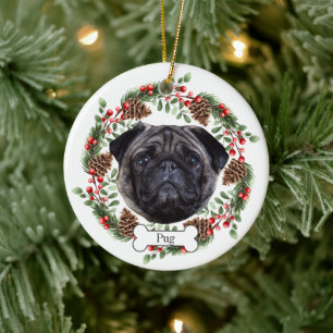 Cerâmica Ornamento Pet Personalizado de Cão d'água em portu