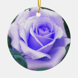 Cerâmica Ornamento por Rosa de Lavanda de de pálida