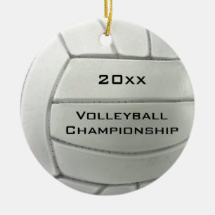 Cerâmica Ornamento Redondo de Design de Voleibol
