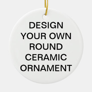 Cerâmica Ornamento redondo feito sob encomenda da árvore de