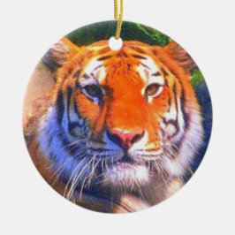 Cerâmica Ornamento Siberiano de Tigre
