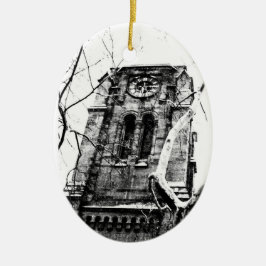 Cerâmica Ornamento 'Torre de Bell'