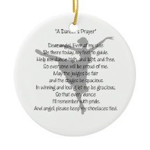 Ornamento unilateral da dança da oração de um