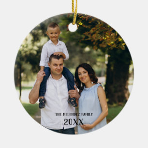 Cerâmica Padrão de Cactus Cute do Ornamento de Fotos Perso