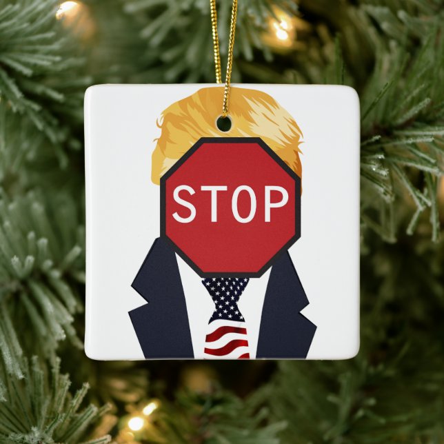 Cerâmica Parar Ornamento de Trump (Árvore)