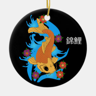 Cerâmica Peixes de Koi do dragão de água, ornamento