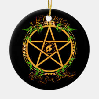 Cerâmica Pentagrama Mistura de Ornamento de Yule Destino