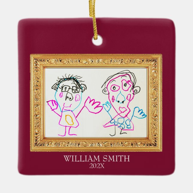 Cerâmica Pequeno Ornamento de Obras-Domésticas (Frente)