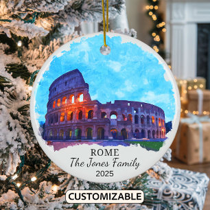 Cerâmica Personalização do Ornamento de Roma, Itália