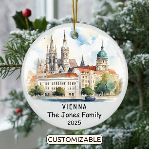 Cerâmica Personalização do Ornamento de Viena, Áustria