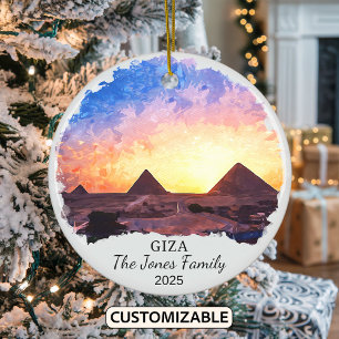 Cerâmica Personalizado ornamento de Giza, Egito