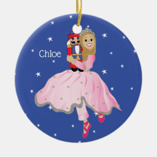 Cerâmica Personalizar Ornamento de Balés Nozes de Natal