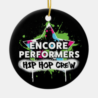 Cerâmica PORCELANA do ornamento da EQUIPE de Hip Hop