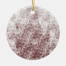 Cerâmica Presente de Ornamento de Natal Rústico Fosqueado