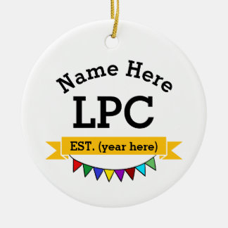 Cerâmica Presente de Ornamento LPC Conselheiro Profissional