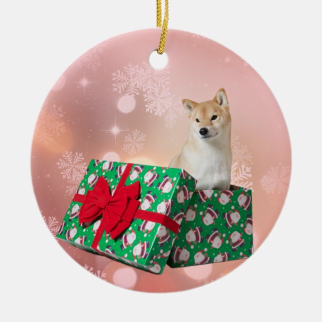 Cerâmica Presente do ornamento de Barkley (Frente)