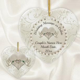 Cerâmica Presentes De Casamento Baratos, Ornamento De Casam