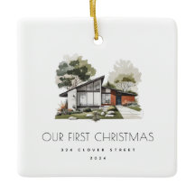 Primeiro Natal Em Novo Ornamento De Férias Domésti