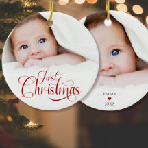 Primeiro Ornamento de Fotos do Script de Natal 2