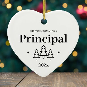Cerâmica Primeiro Ornamento de Natal do Novo Principal