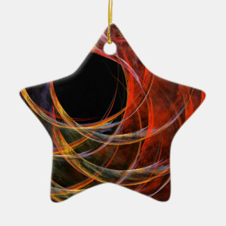 Cerâmica Quebrando o Ornamento das Estrelas de Abstrato de