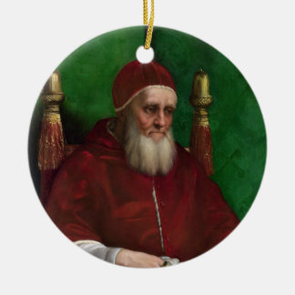 Cerâmica Retrato do papa Julius II pelo ornamento de