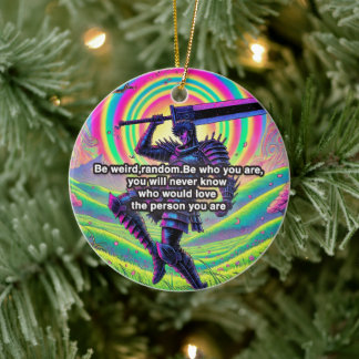 Cerâmica "Seja ousado, seja você" Ornamento de alta qualida