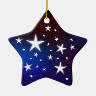 Cerâmica Starry Night Dark Sky - Ornamento nas Estrelas de