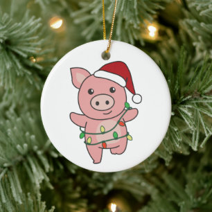 Cerâmica Suínos de Natal, Porcos, Ornamento Cerâmico