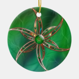 Cerâmica Verde como o ornamento de grama