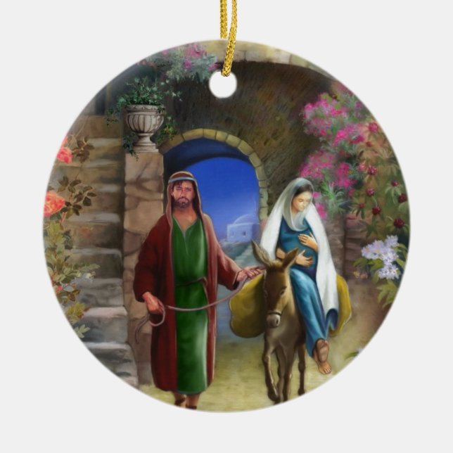 Cerâmica Viagem ao ornamento tomado partido dobro de (Frente)