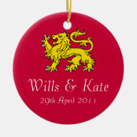 Vontades e ornamento real do casamento de Kate
