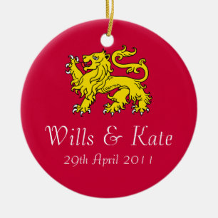 Cerâmica Vontades e ornamento real do casamento de Kate