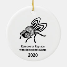 Voo RBG personalizável com ornamento de colarinho 